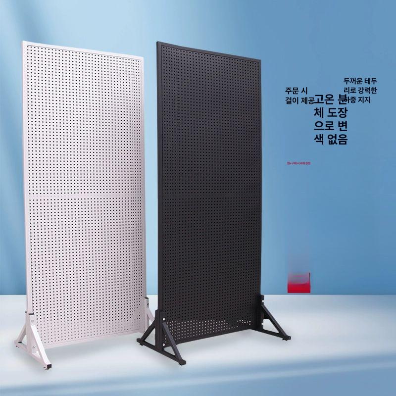 가벽 타공파티션 칸막이 사무실 접이식 무타공 철재 선반 50x120cm 화이트 - 상세 이미지 2