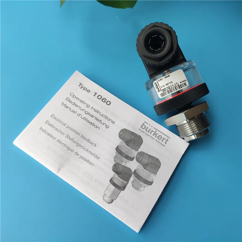 Burkert1060 시리즈 앵글 시트 밸브 Burkert 단일 피드백 공압 프로세스 00701515