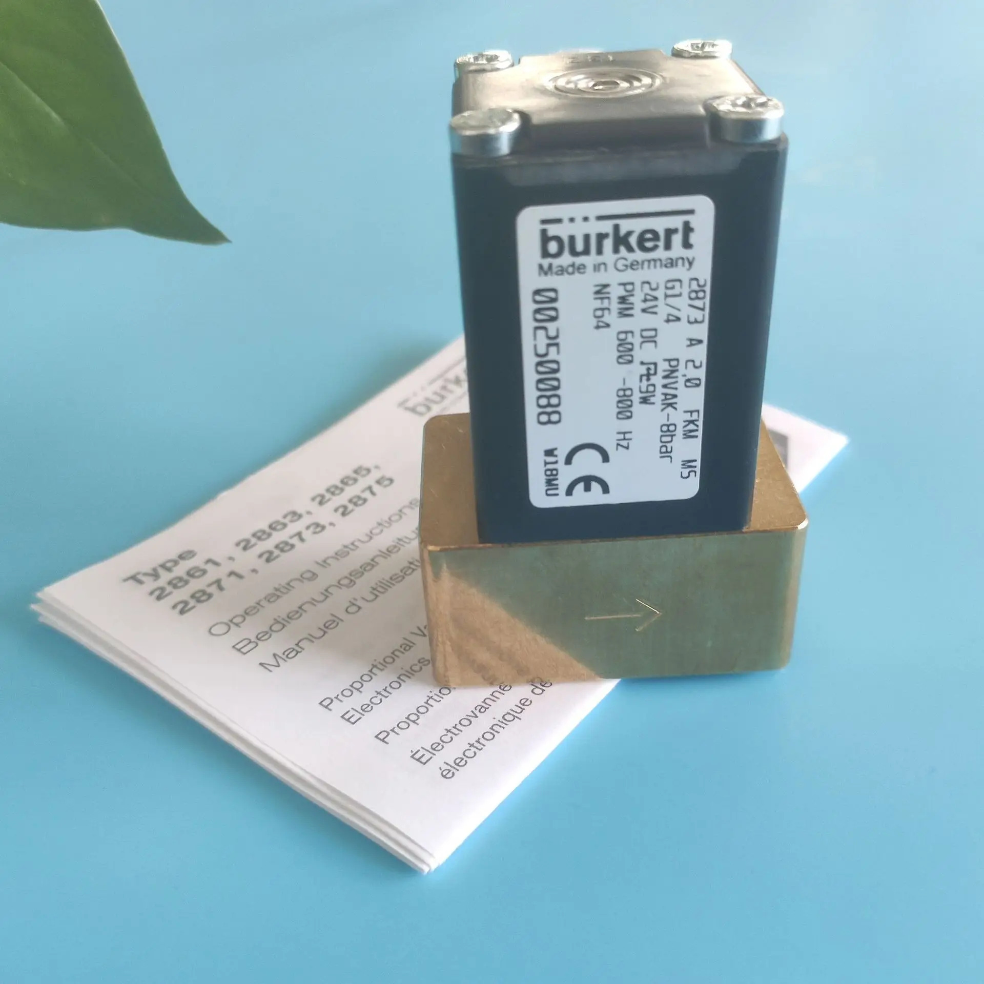 Burkert2873 비례 밸브 PWM 신호 직경 0.8-4 납품 Bode