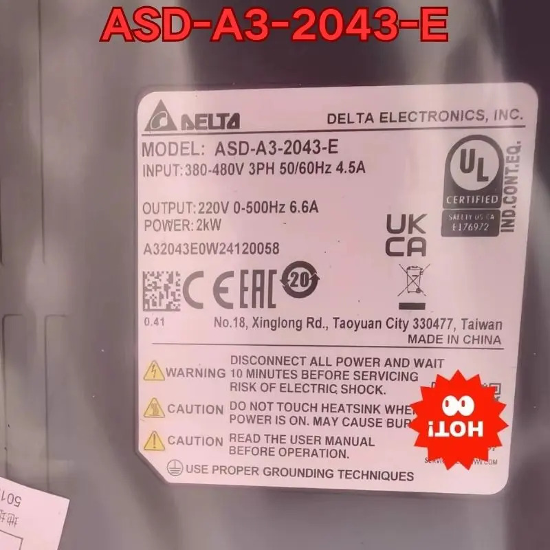 ASD-A3-2043-E 서보 드라이브