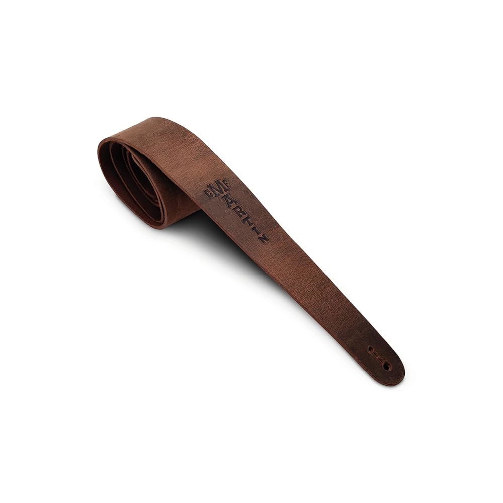C.F. MARTIN 18A0065 2 1/8인치 가죽 기타 스트랩, 브라운 Guitar Strap - 상세 이미지 2