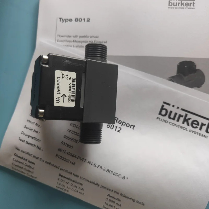 Burkert8012 Bode 온라블로워 유량계 임펠러 유량센서 펄스 4-20ma Bodi