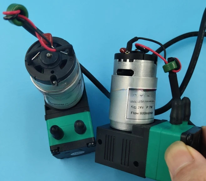 마이크로 다이어프램 펌프 MV-KN600E 잉크젯 프린터 플로라 LJ3204 LJ3208 LJ520 UV 잉크 7W 24V DC 600ml/분 신