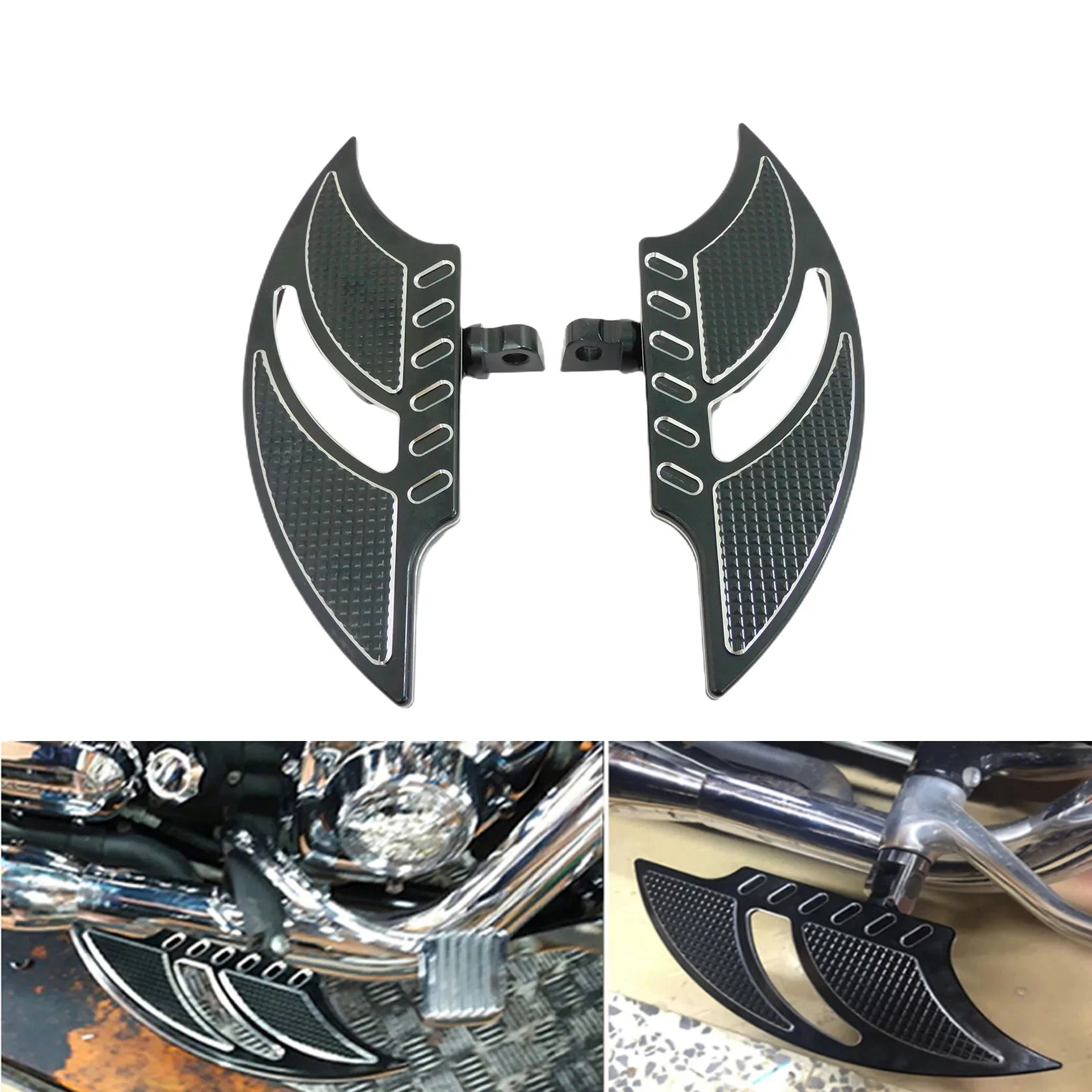 Harley 883 XL1200 48 수정된 드라이버 범풋 페달 승객 풋 전면 후면 소형 페달부품