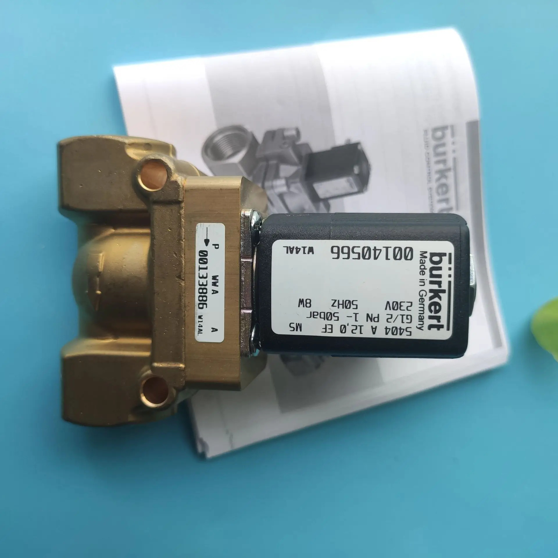 BURKERT 솔레노이드 밸브 5404 A 00140564 00134593 00134590
