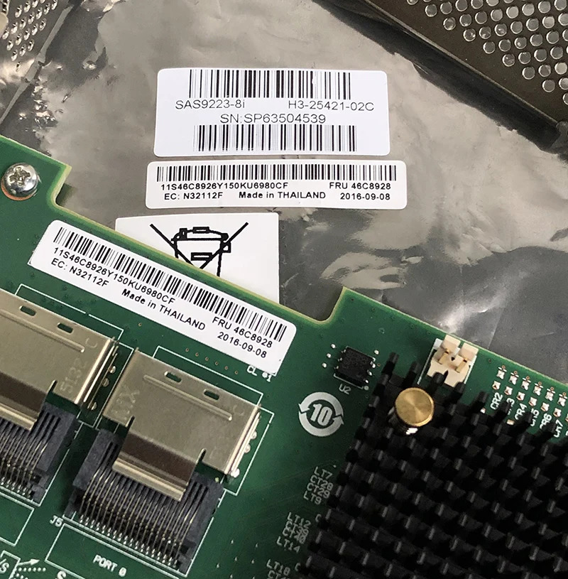 9220-8I 9223-8i/IBM ServeRAID M1115 M1015/JBOD 패스스루 카드