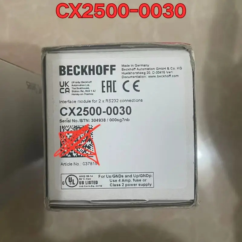 PLC 모듈 CX2500-0030 신