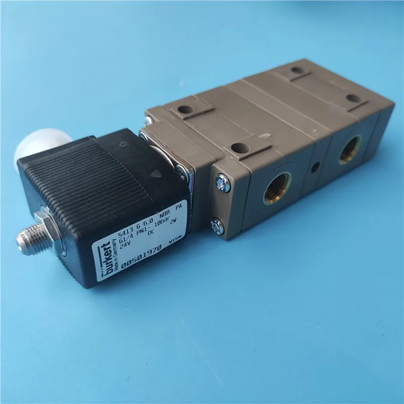Burkert 솔레노이드 밸브 5413 24V 230V 공압 리케이션2위치 4방향 피스톤