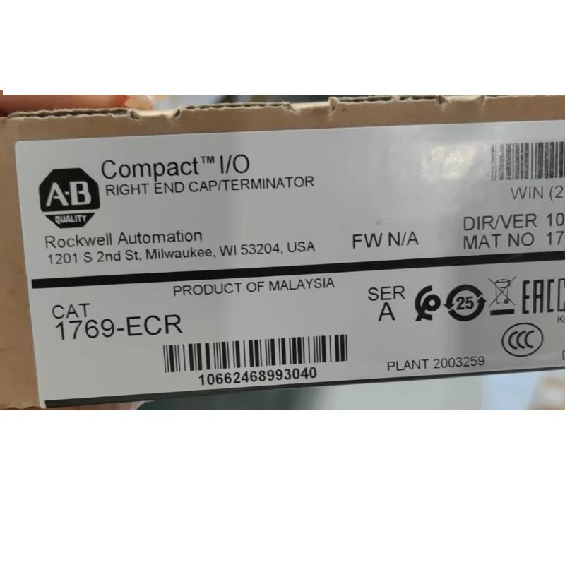 AB 로크웰 PLC 모듈 1769-ECR