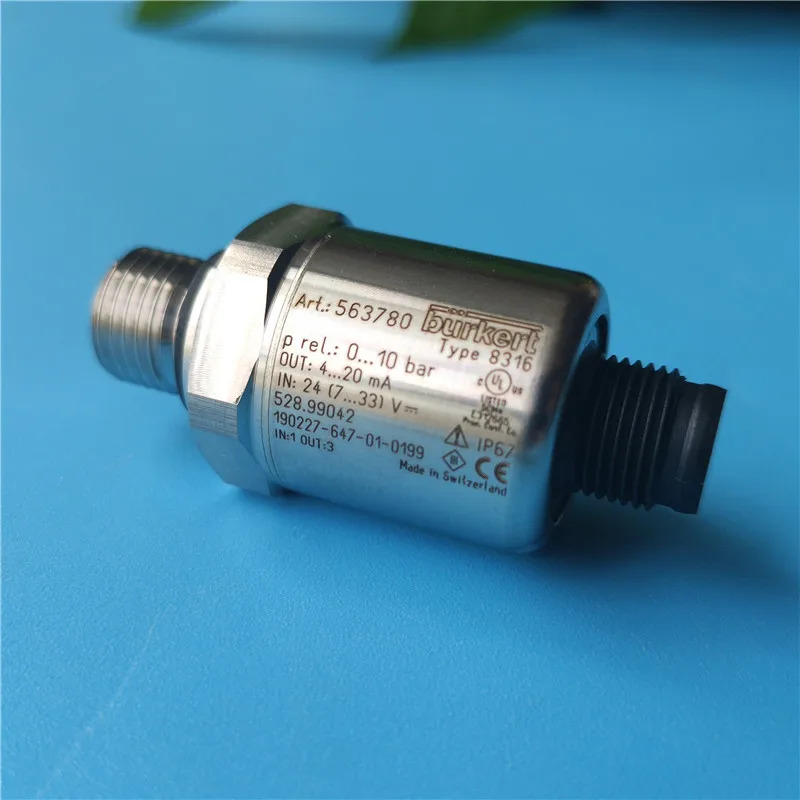 Burkert8316 센서 Bode 압력 트랜스미터 00563777 00563780