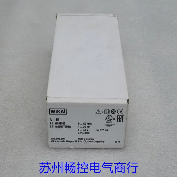x 독일 WIKA 압력센서 A-10 포장 0-60Mpa 12948536