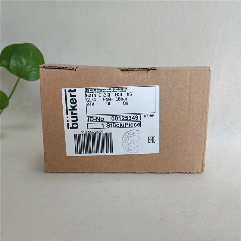 독일 Bode 솔레노이드 밸브 burkert6014 C 2.0 FKM MS G1/4 00126349