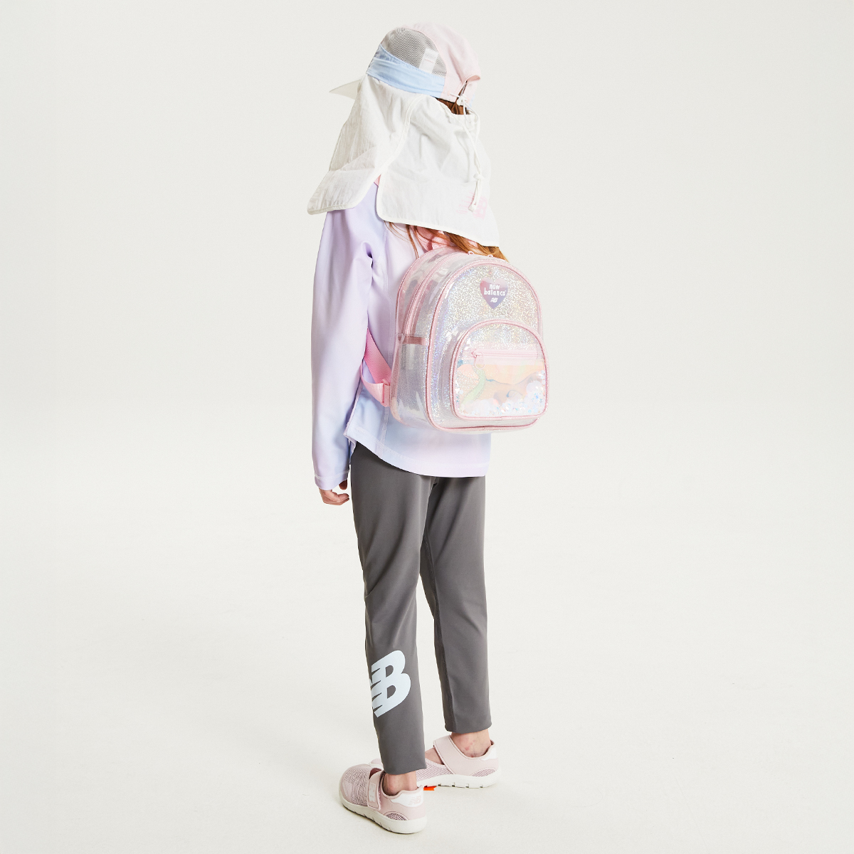뉴발란스키즈 NBgC Cherry Blossom_여아 긴팔티 래쉬가드 키즈 수영복 NK9RG3774G88 - 상세 이미지 4