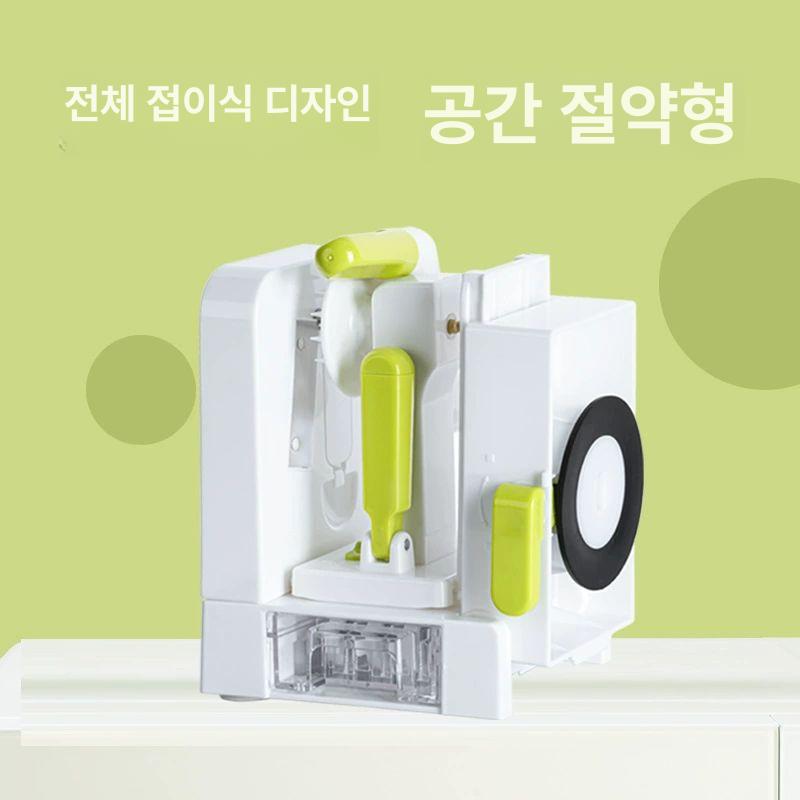 회전 슬라이서 채칼 나선형 업소용 절단기 야채 채소 가정용 슬라이스 감자튀김 - 상세 이미지 3