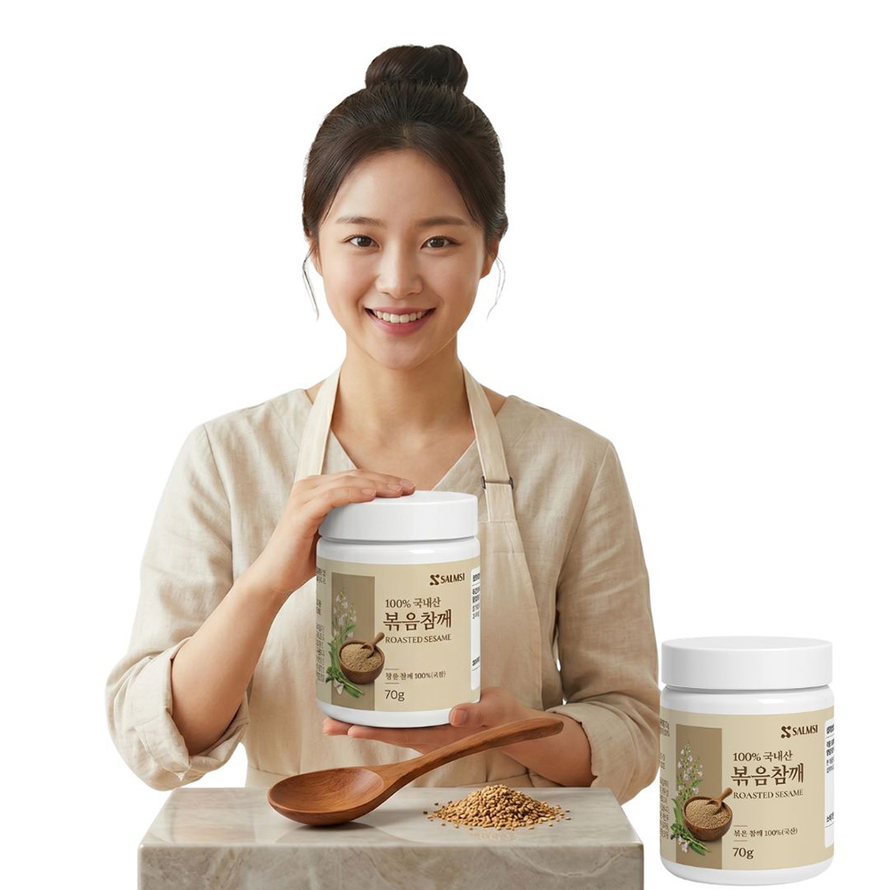 국산 볶은 참깨 효능 볶음참깨 140g - 상품 이미지