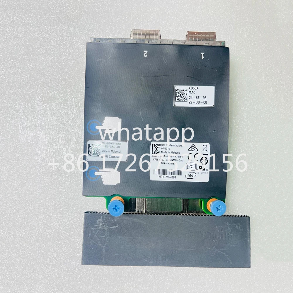 DELL XL710QDA2 서브 카드 40Gb 듀얼 포트 광섬유 0XD56X XD56X용