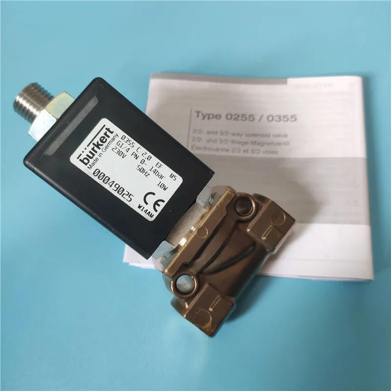 Burkert 솔레노이드 밸브 0355C 2.0 양방향 3방향 직동식 플런저 00049025 독일