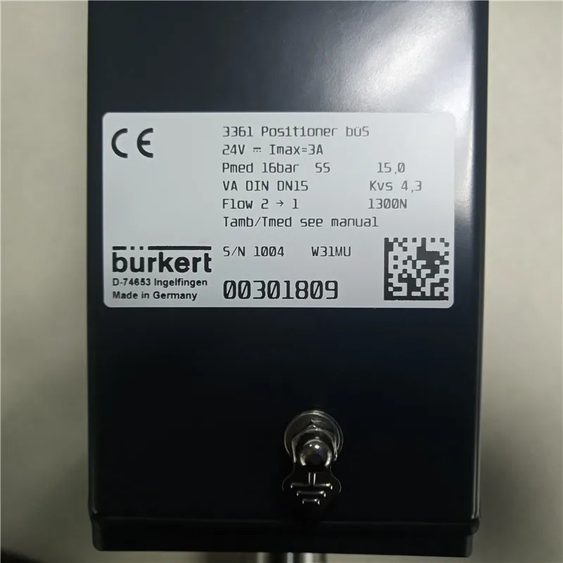 BURKERT 전기 제어 밸브 3361 DN15 양방향 글로브 burkert