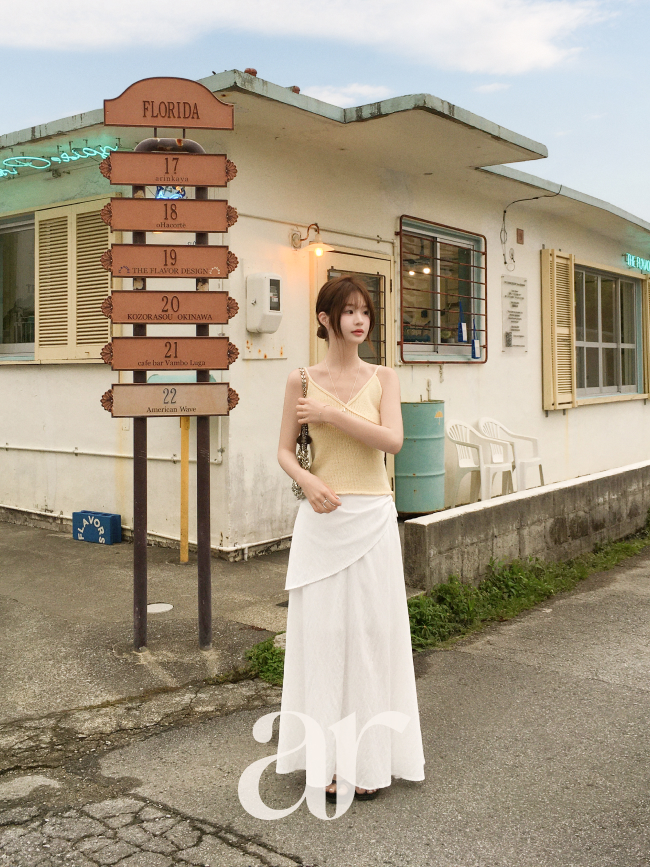 스트링 언발 레이어드 롱 스커트 sk7834 - 상세 이미지 2