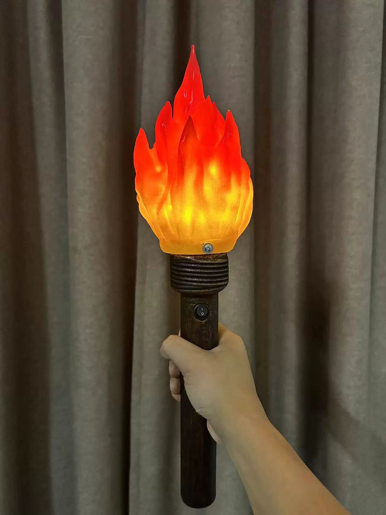 LED 조명 무드등 정원등 화염등 토치 깜빡이 야외용 조경 모닥불 소품 할로윈 - 상세 이미지 2