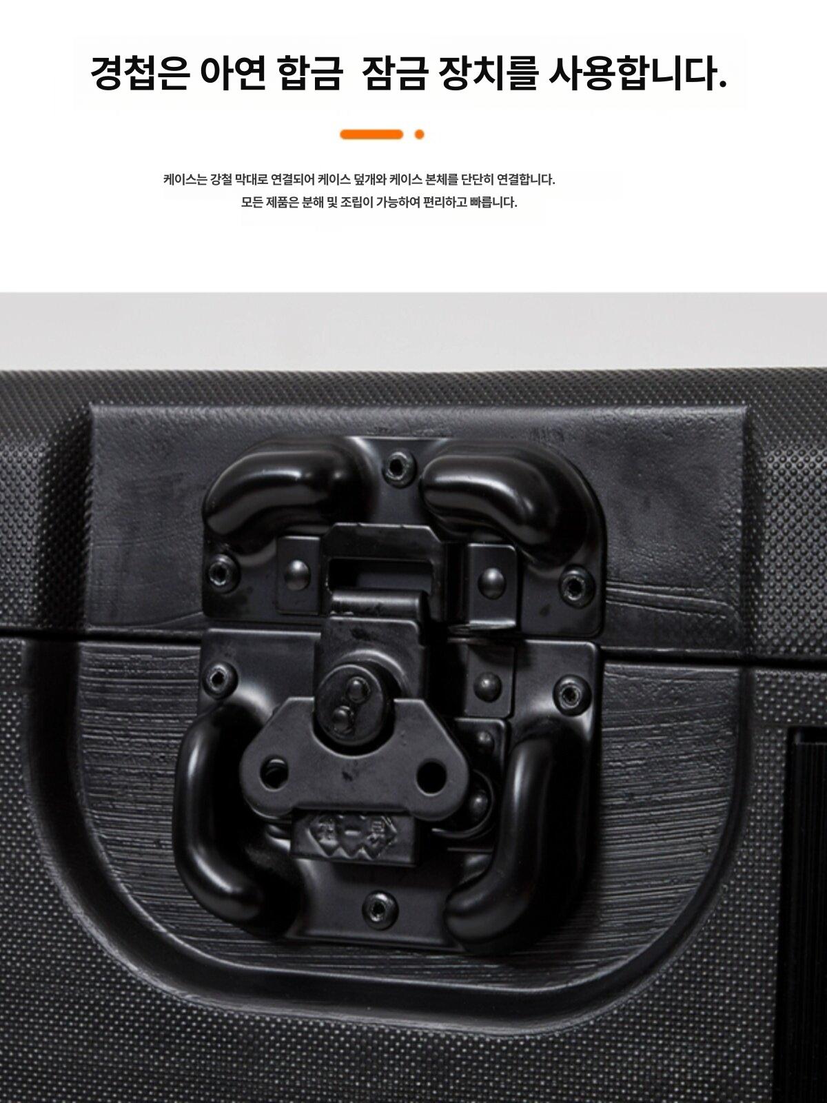 무대장비 보관함 이동식 운반 하드케이스 캐리어 음향 방송장비 공연 다용도 바퀴 - 상세 이미지 2