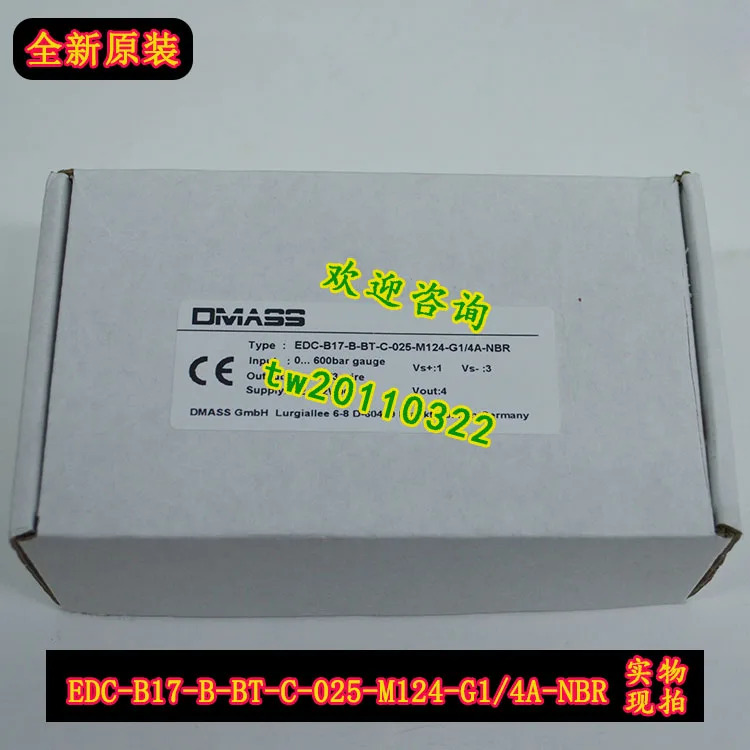 물리적 EDC-B17-B-BT-C-025-M124-G1/4A-NBR 독일 DMASS 압력센서