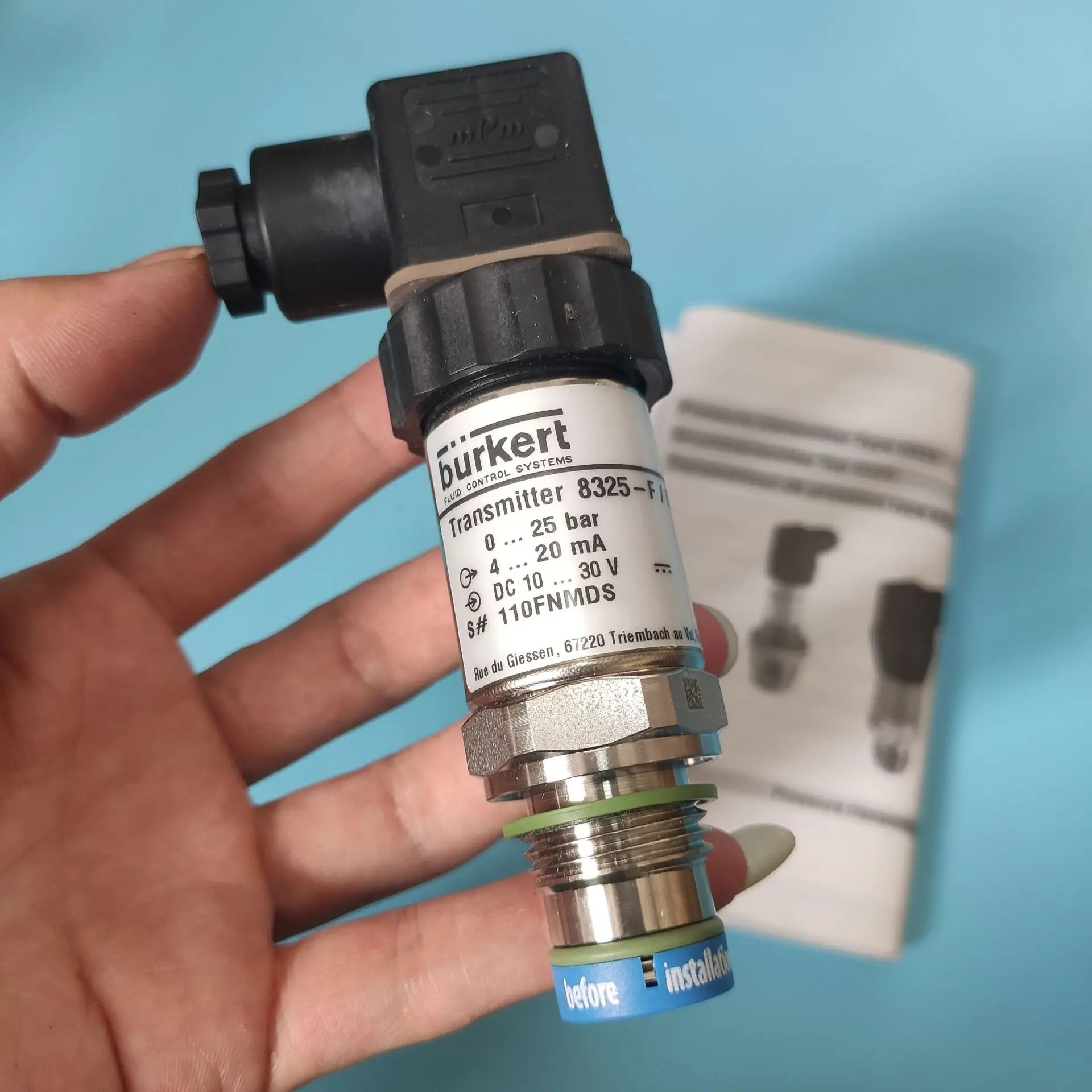 Burkert 8325 센서 압력 트랜스미터 00569097 00569492