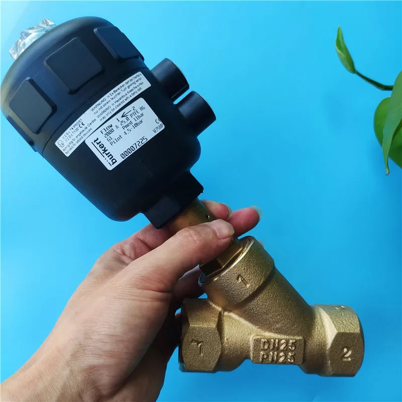 BURKERT2000 A 25.0 PTFE 00007225 앵글 시트 밸브 DN25 7225
