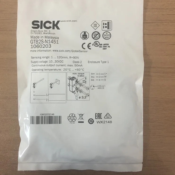 독일 SICK 확산 반사 광전센서 G2 시리즈 모델 B2S-N1451