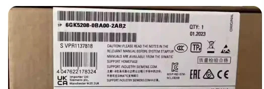 6GK5208-0BA00-2AB2 오리지널