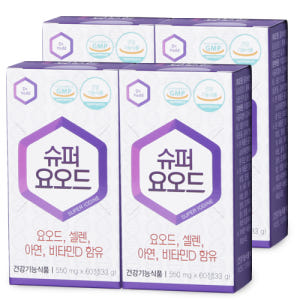 닥터요드 슈퍼요오드 갑상선 호르몬 합성 아이오딘 영양제 60정, 4개 맛있게 먹은 솔직 후기 - 상품 이미지 1