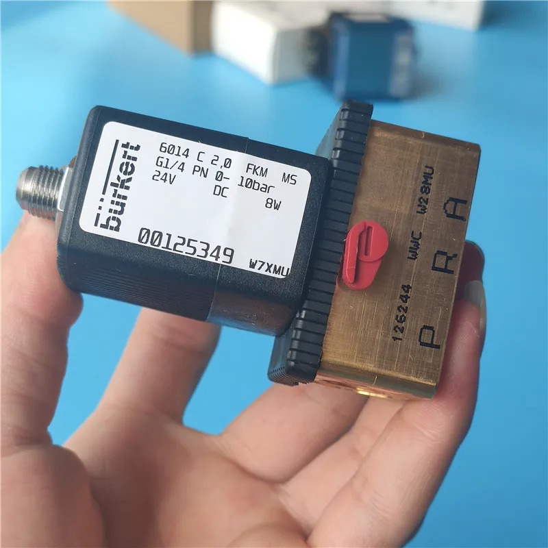 독일 Bode 솔레노이드 밸브 burkert6014 C 2.0 FKM MS G1/4 00126349