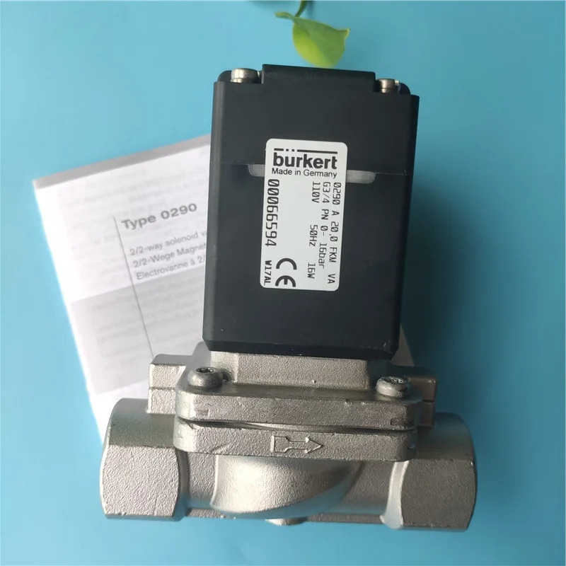BURKERT0290 솔레노이드 밸브 A 20.0 FKM VA G3/4 00066594 000485291