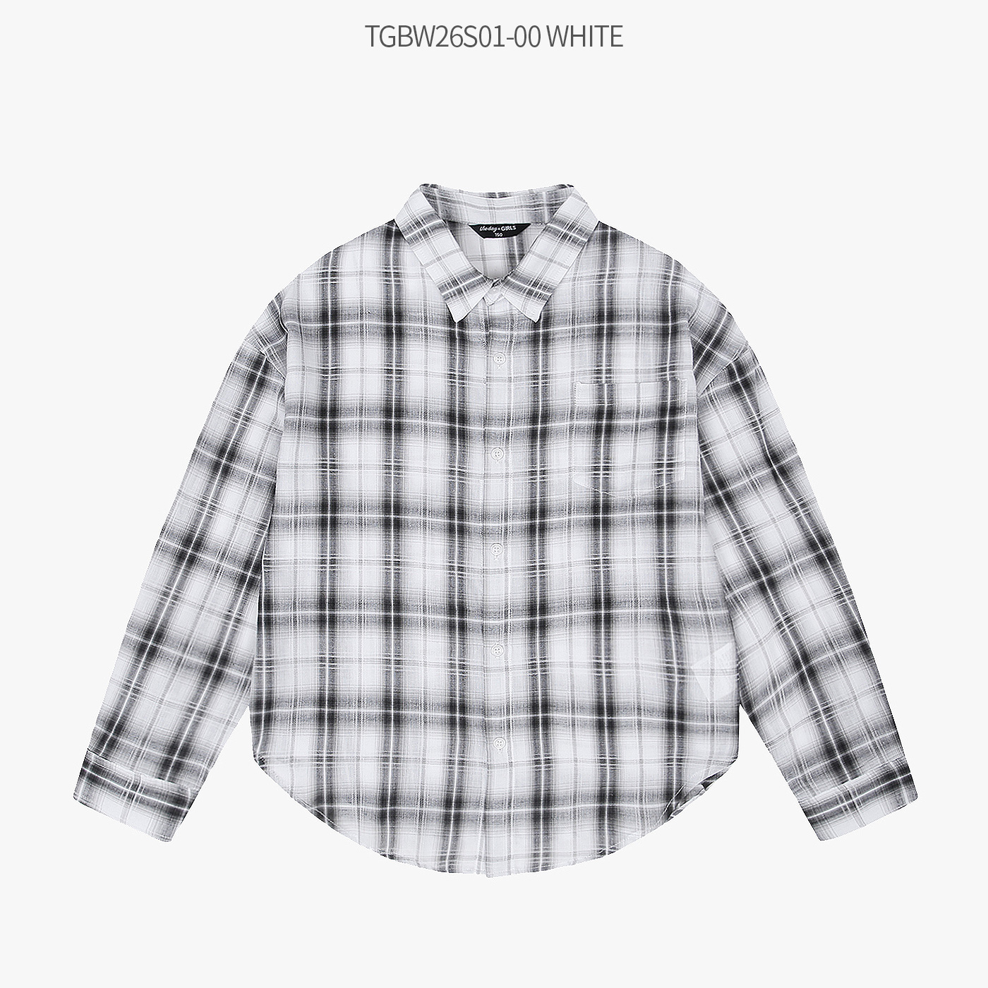 더데이걸 코디 체크 셔츠 TGBW26S01 이미지 8