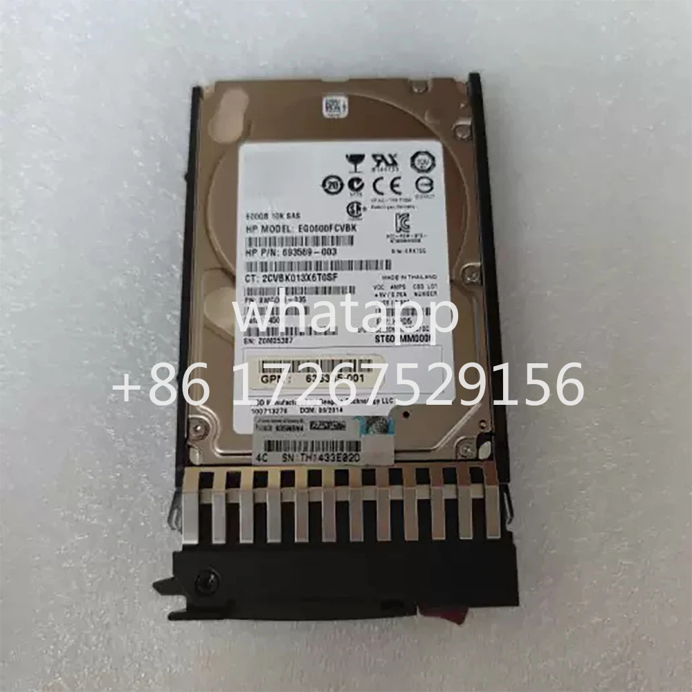 613922 -001 597609 -003 hp호환 600G 10K SAS 2.5 서버 하드 용