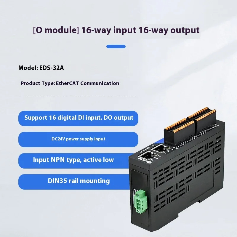 EtherCAT 원격 IO 컨트롤러 16 입력 출력 DC 전원 EDS-32A