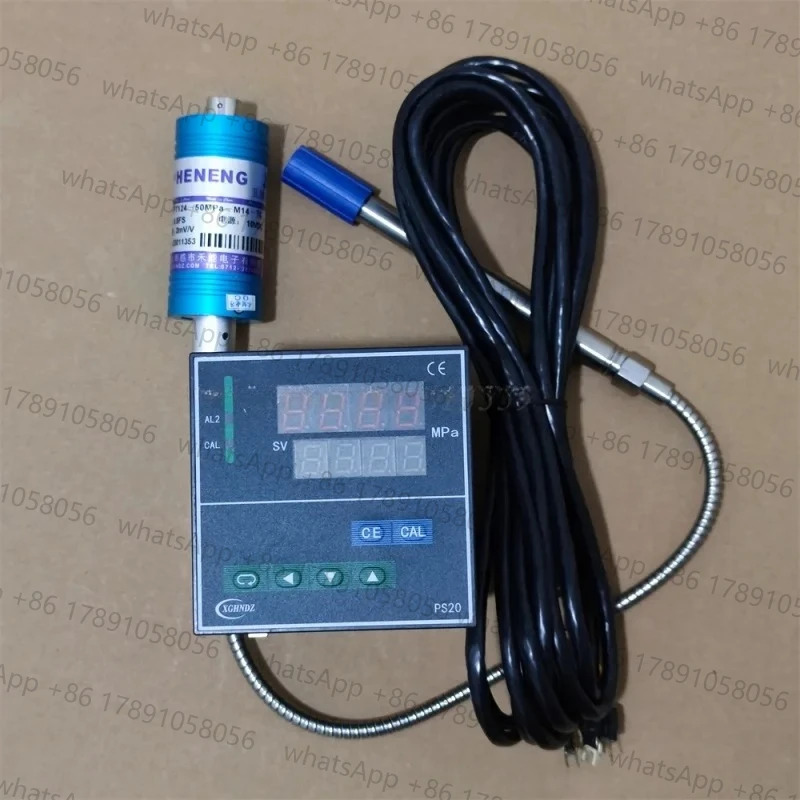 PT124-50MPa-M14x1.5PS20 고온 용융 압력센서 2mV/V 지능형 디지털 압력 게이지