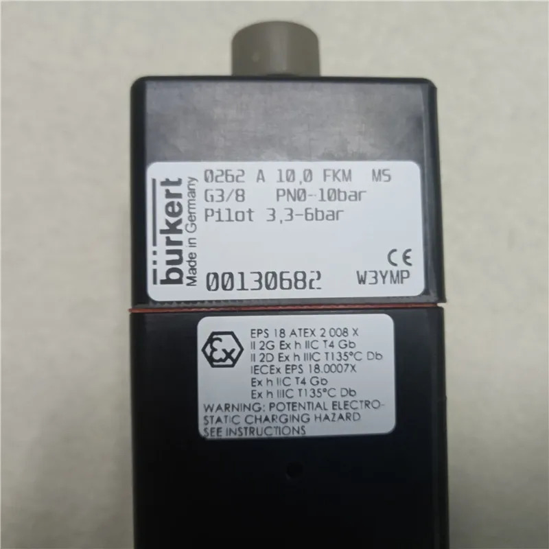 볼더 버커트 다이어프램 밸브 0262 A 10.0 FKM MS G3/8 00130682 양방향