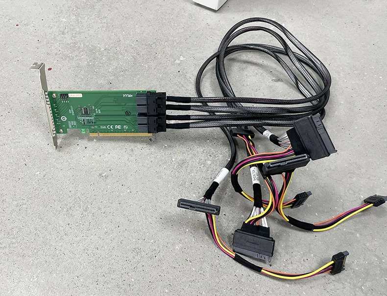 ANU24PE16 NVMe u.2-PCIe SSD 확장 SFF8639 하드 어댑터 카드