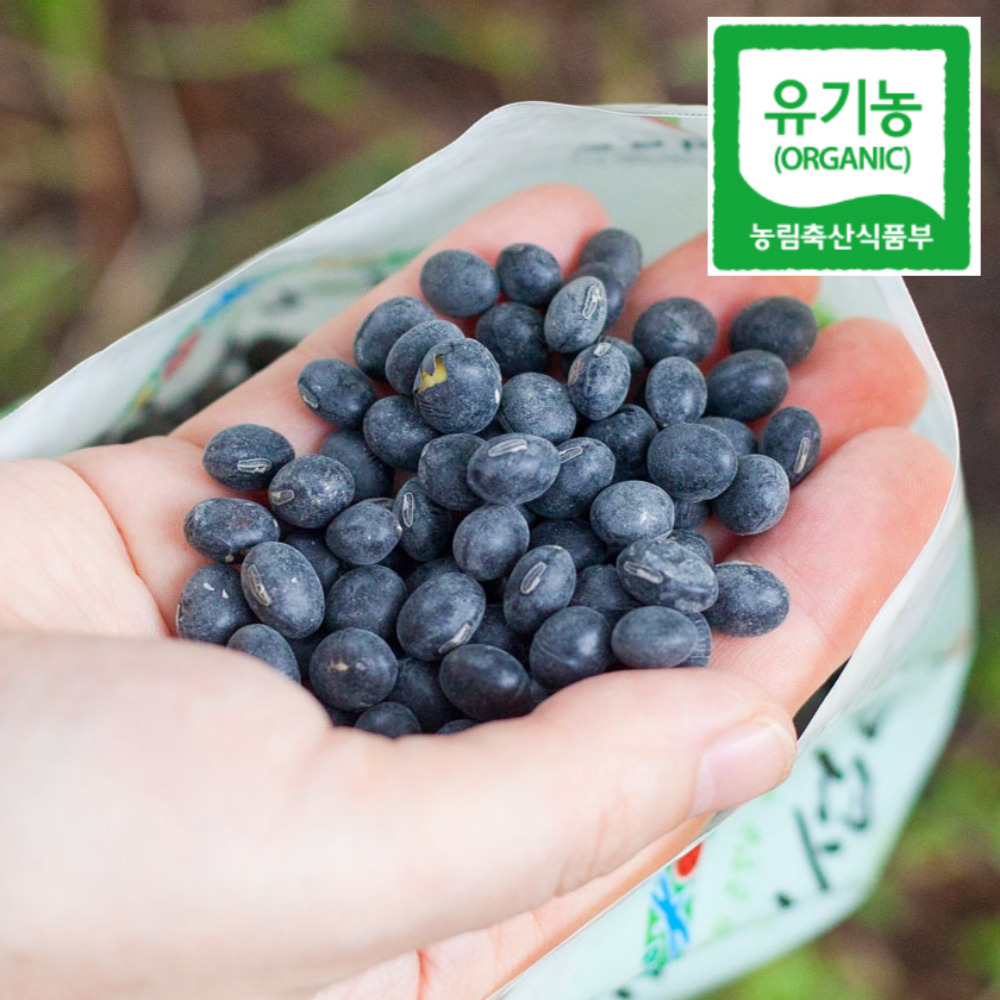 유기농 서리태콩 1kg 국산 속청 검은콩 - 상품 이미지