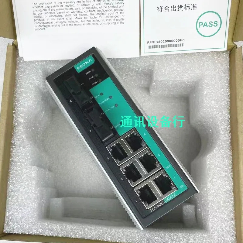 Mosa EDS-408A-MM-SC ST moxa 산업스위치 2 6 전기 멀티 모드 100 기가비트