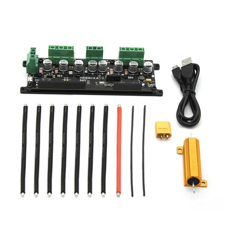 ODES3.6 ODrive 기반최적화된 브러시리스 모터 고전력 듀얼 드라이브 컨트롤러 FOC BLDC