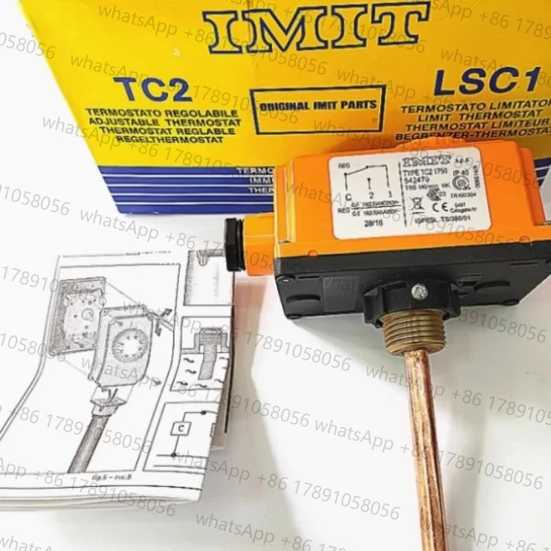 원본 IMIT 조정 가능온도 컨트롤러 TC2 1750 542470 0-90 C 온도 조절기
