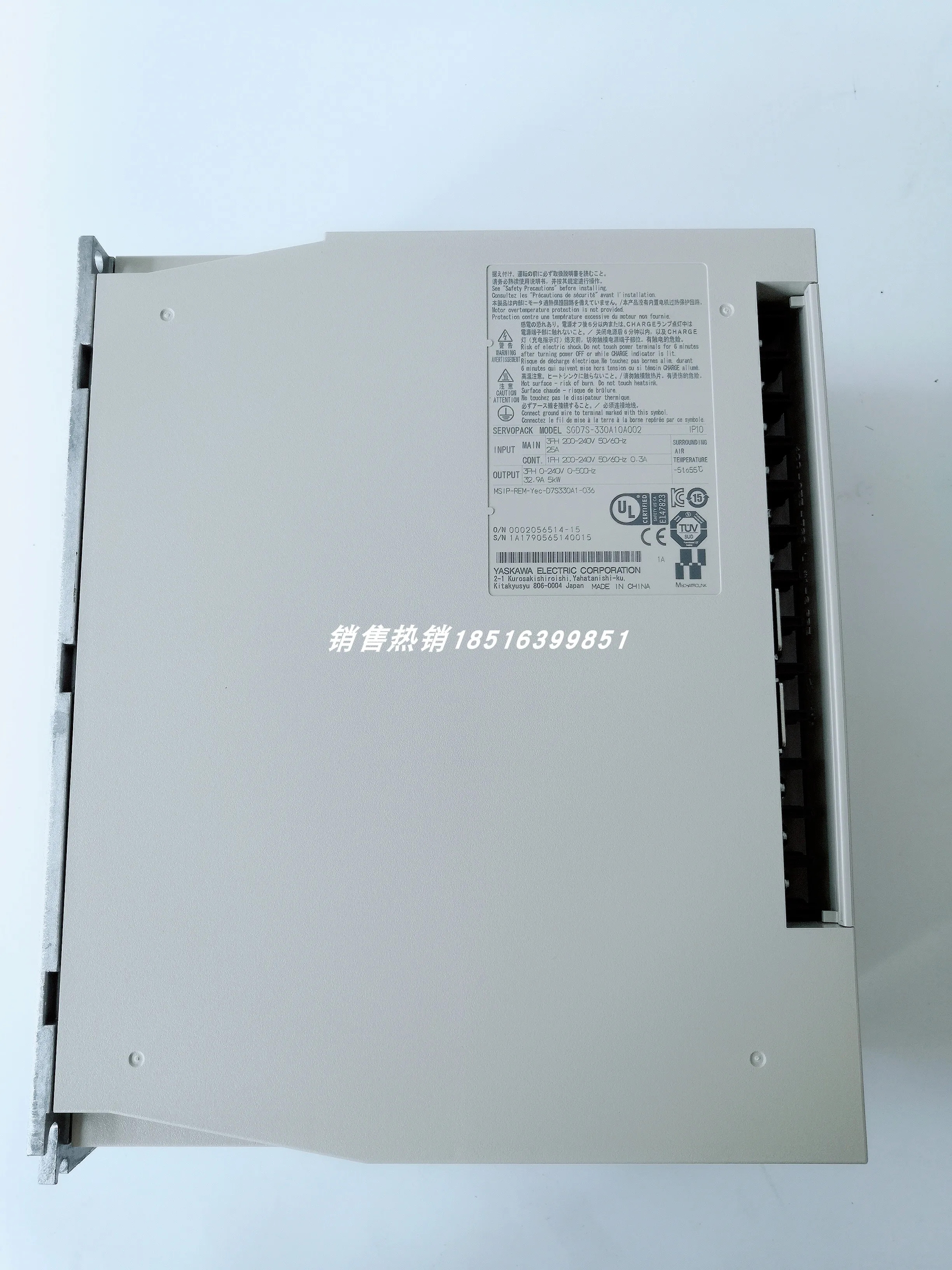 Yaskawa 서보 드라이브 SGD7S-330A10A002 SGD7S-330A00A0 신