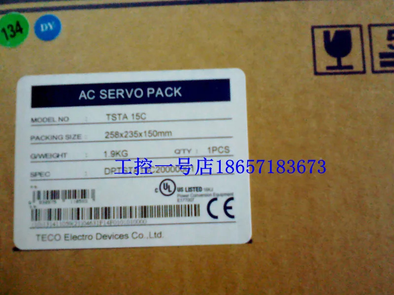 대만 동위안 서보모터 세트 200W TSC06201C-3NT3-A 드라이버 TSTA15C