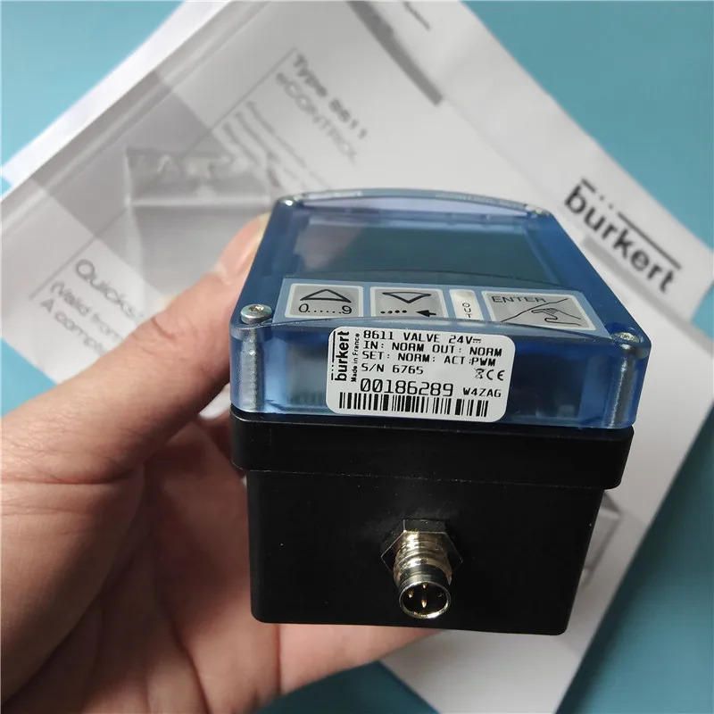 BURKERT 8611 범컨트롤러 디지털 디스플레이 비례 제어 밸브 00186289