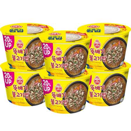 오뚜기 컵밥 뚝배기 불고기밥 320g X 6개 즉석식품