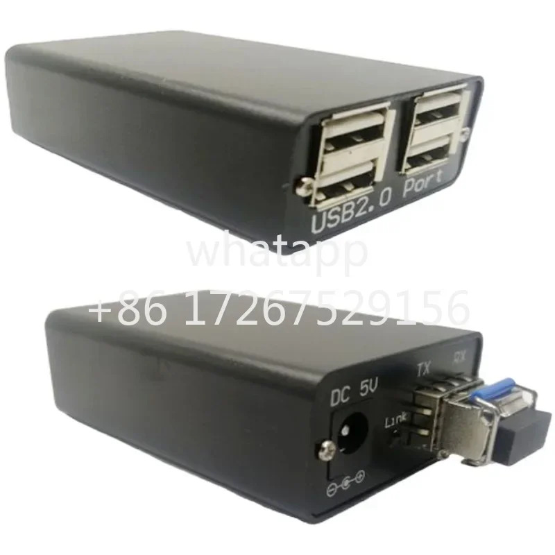 USB2.0 광 USB-광 트랜시버 광섬유 확장기 전송 20km 확장된