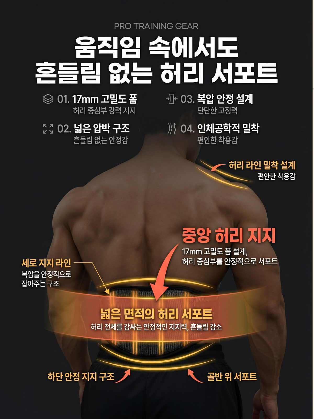 발레오 베오프렌 리프팅 벨트 허리벨트 헬스 크로스핏 역도 나일론 데드리프트 허리보호대 XS - 상세 이미지 4