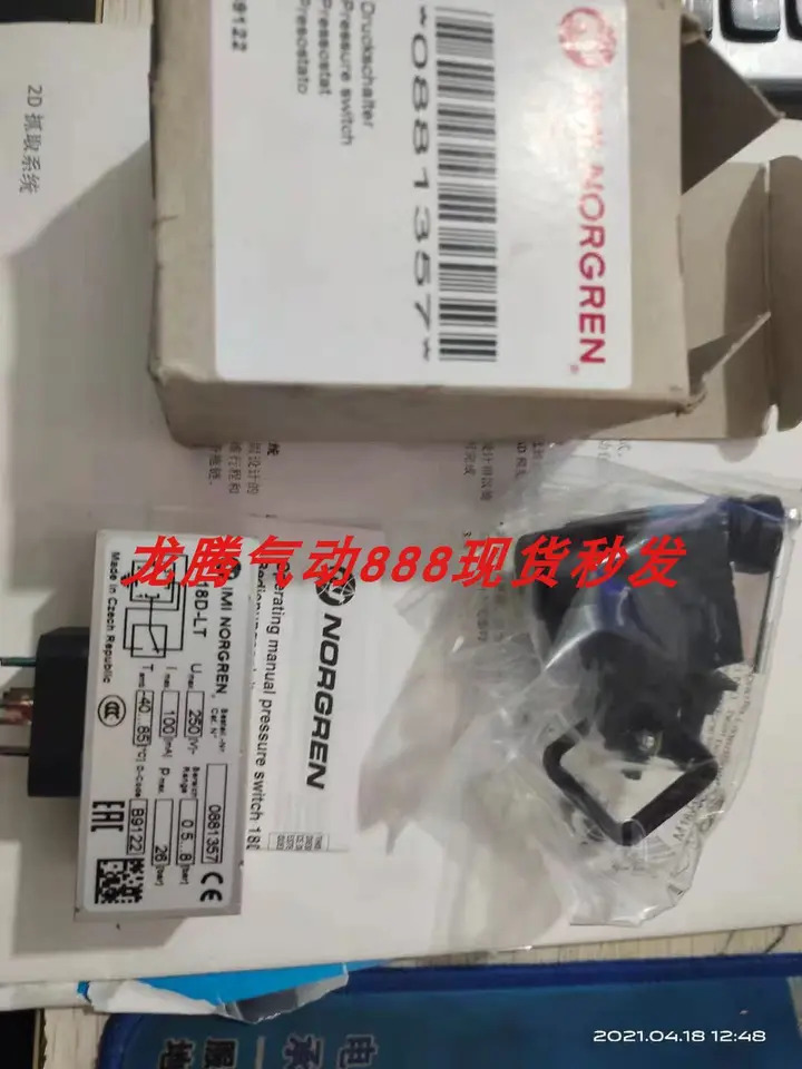 0881357 Norgren UK 전압력 스위치 18D-LT 오리지널 신